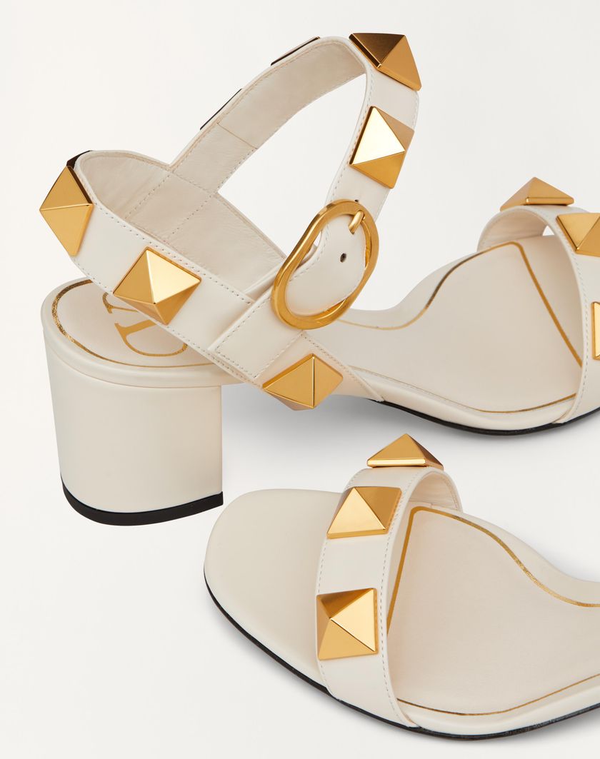 ROMAN STUD CALFSKIN SANDAL 60 MM - Image 3